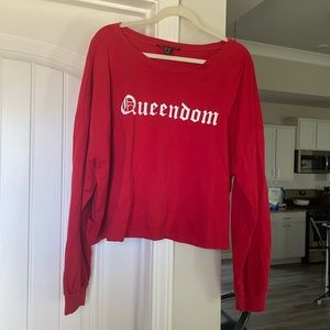 Forever 21+ Queendom crop